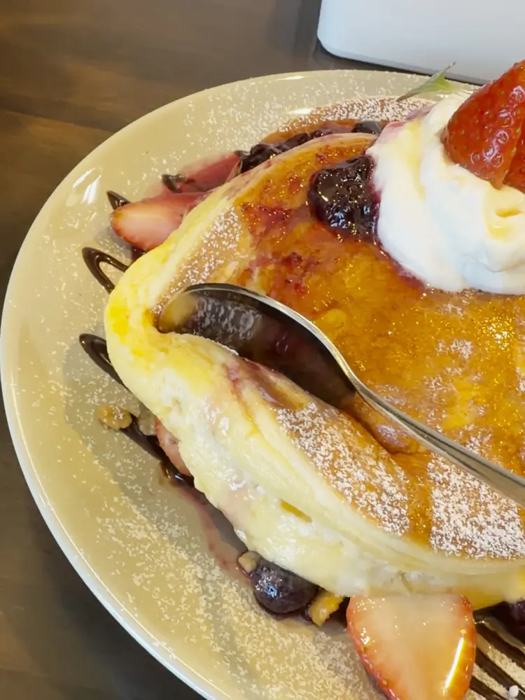 驚くほど柔らかいパンケーキ