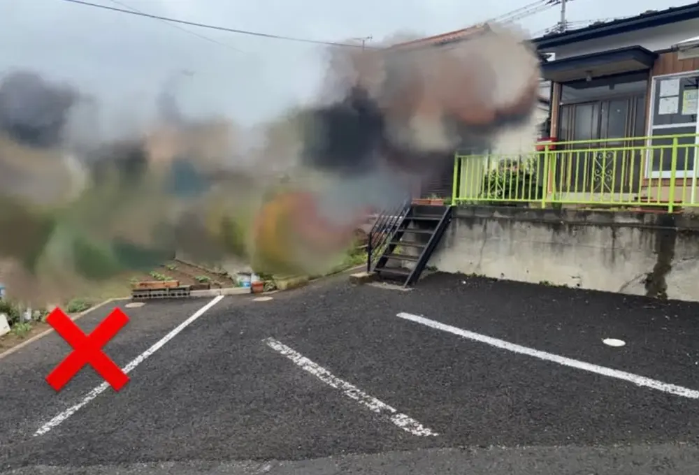 くれゑぷやの駐車場