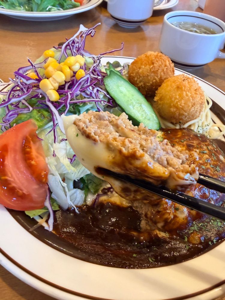 ふわふわのハンバーグ
