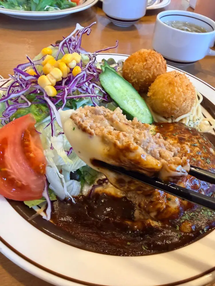 ふわふわのハンバーグ