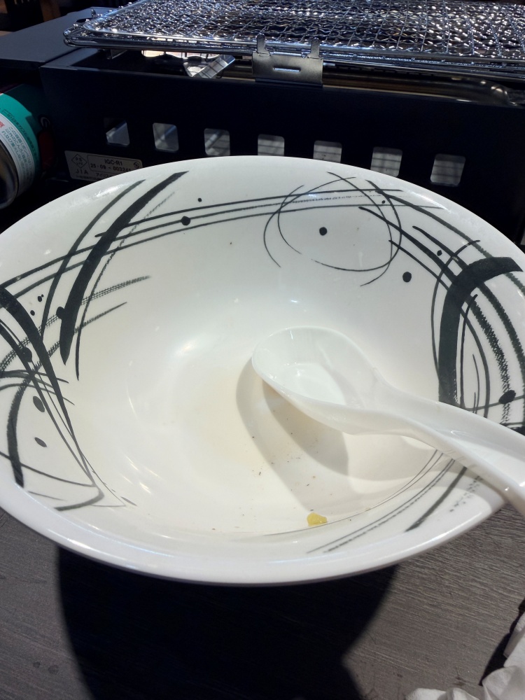 完食後の器
