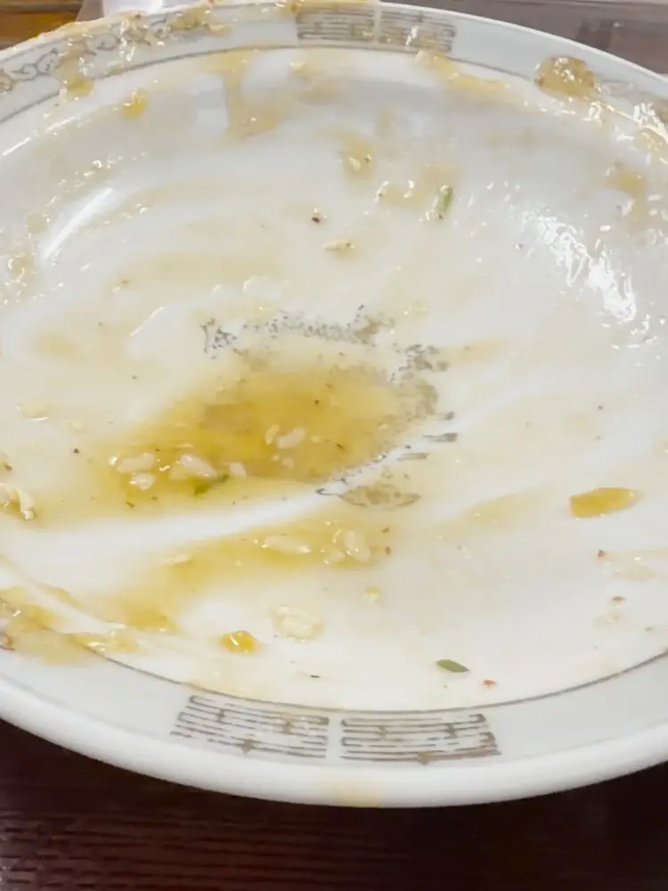 完食後の器