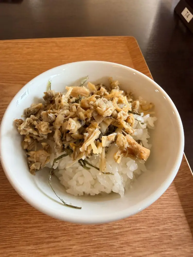 あさりのしぐれ煮ご飯