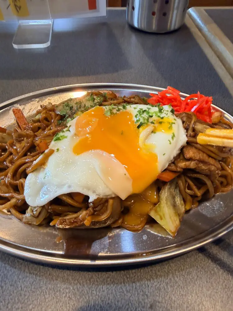 目玉焼き崩し