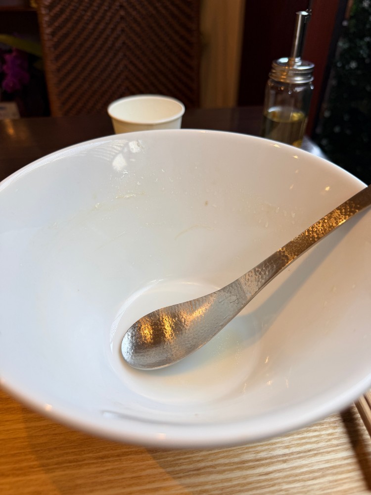 完食後の器