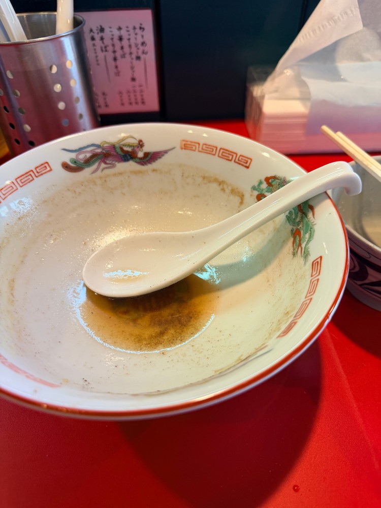 完食後の器