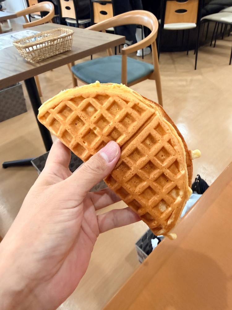 大きいワッフル