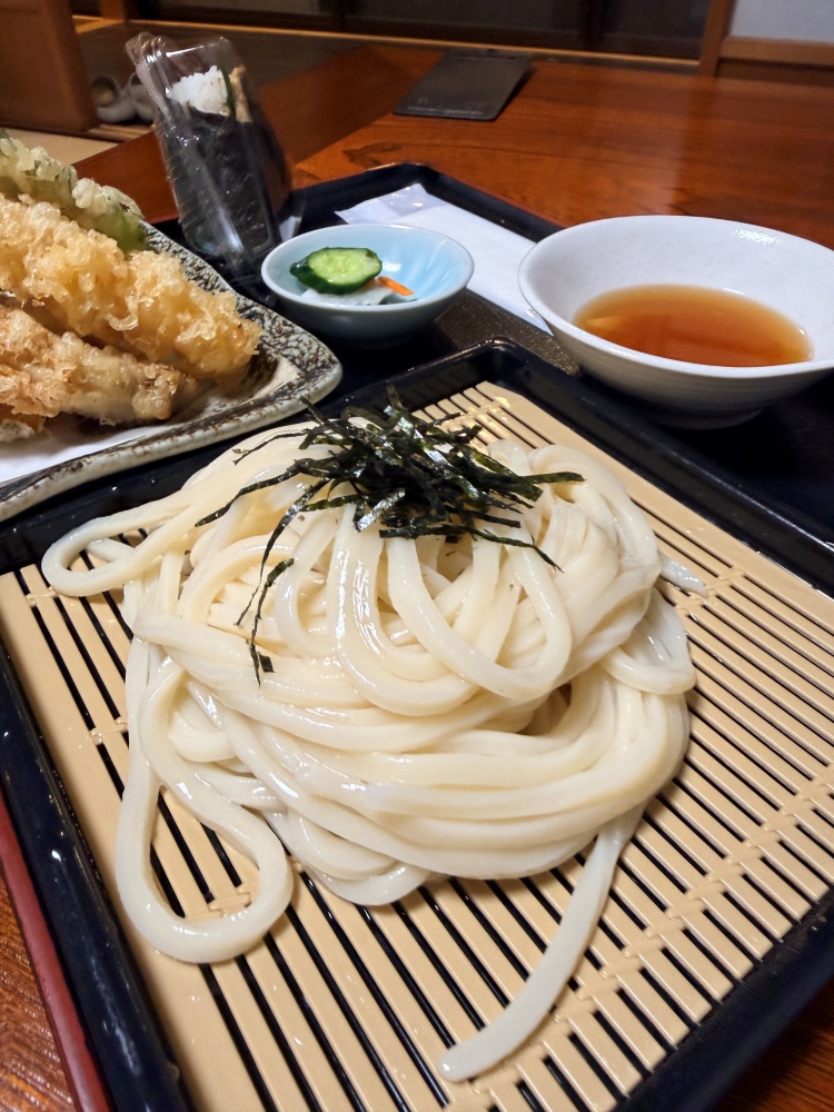 極太の讃岐うどん