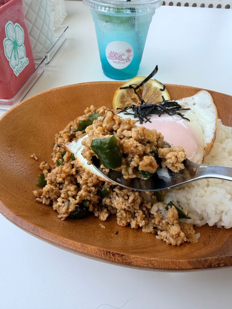 挽き肉たっぷりのガパオ