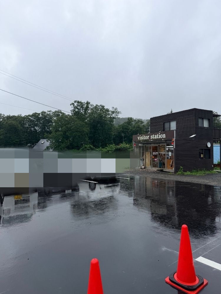 ざおう食堂の駐車場