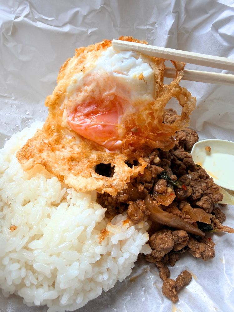 カリカリの目玉焼き