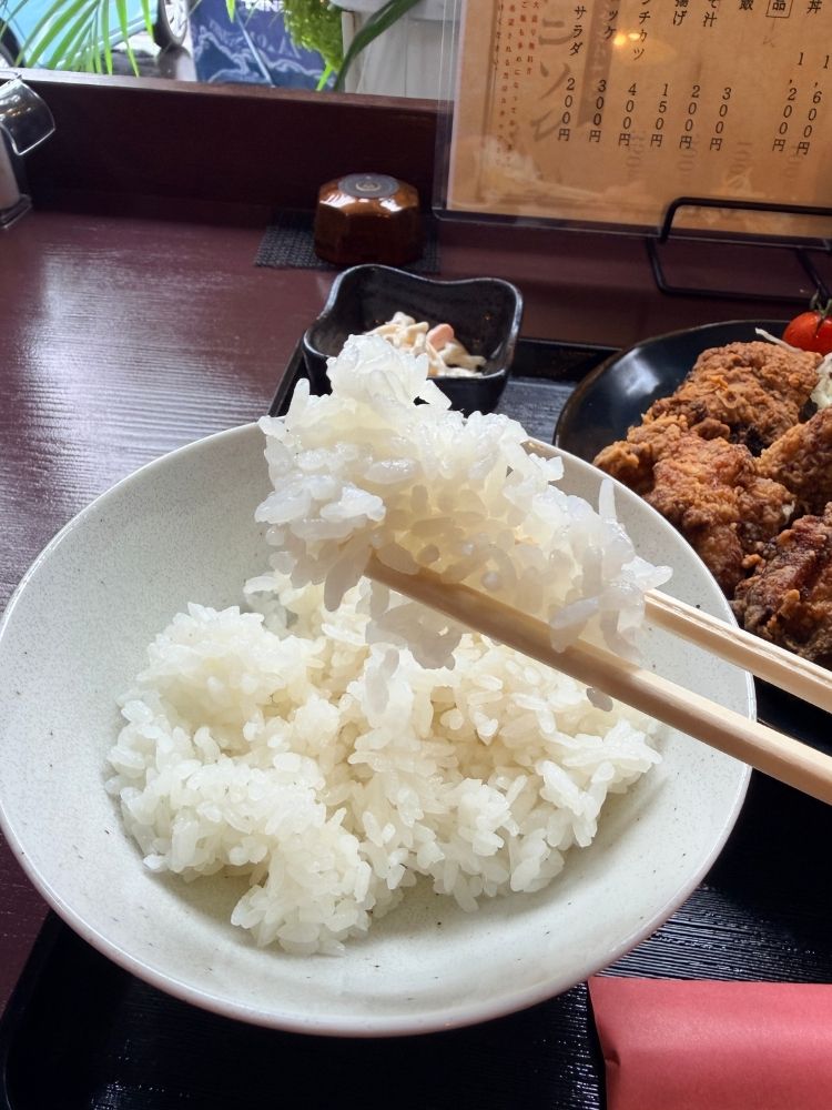 ご飯中盛り