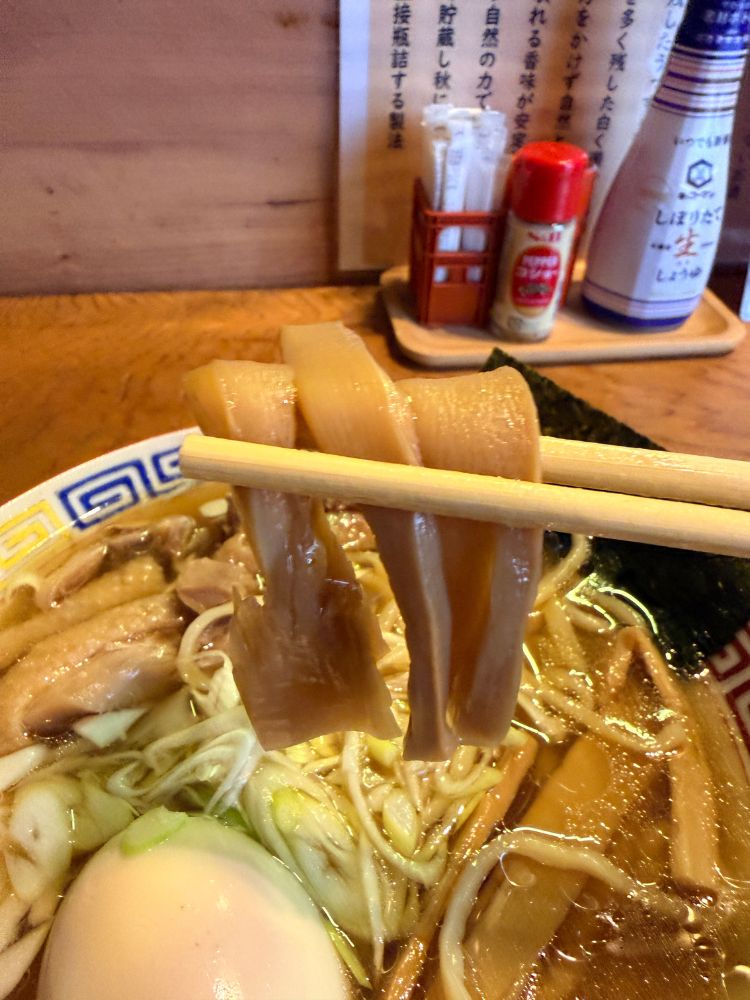 幅広のメンマ