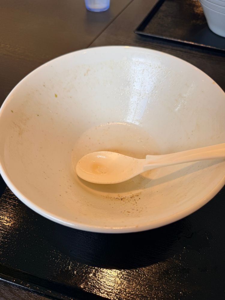 完食後の器