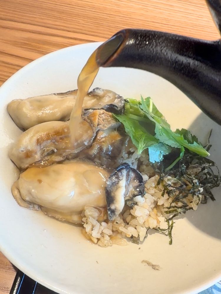 牡蠣茶漬け